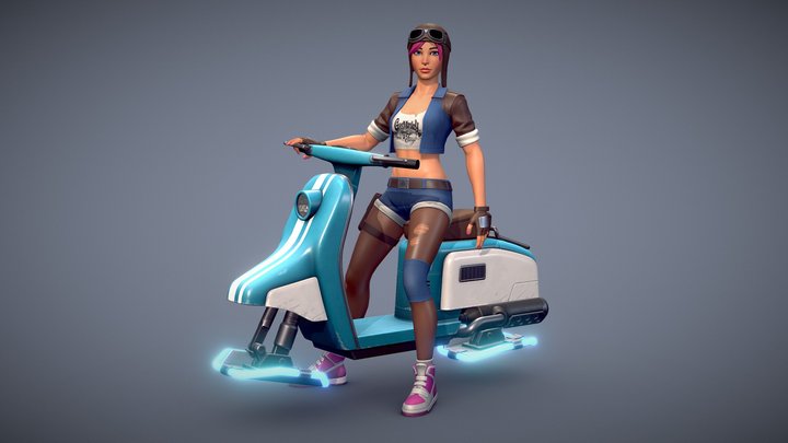 Racer 3D Model