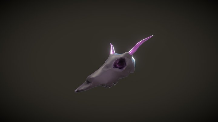Deer Skull 3D Model