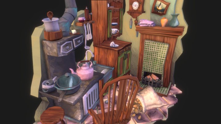 DAE Crib 3D Model