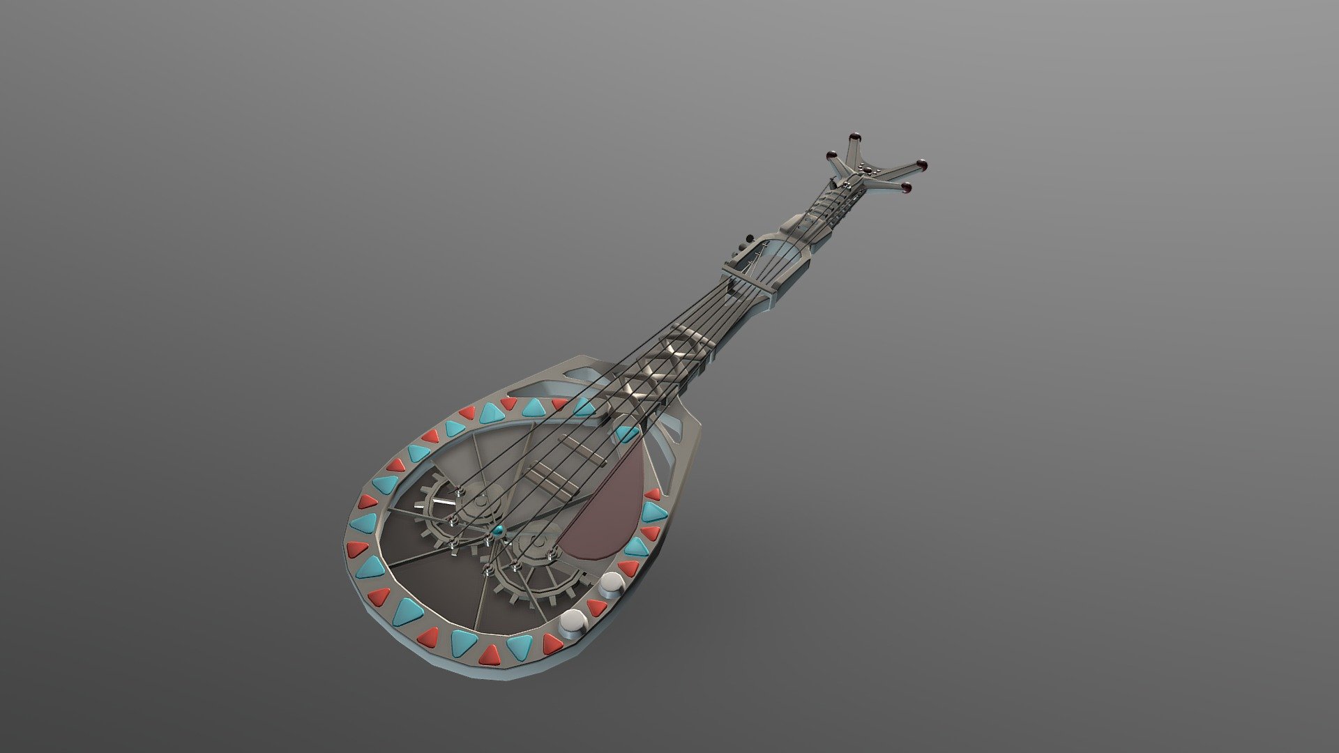 Jedi Lute LowPoly