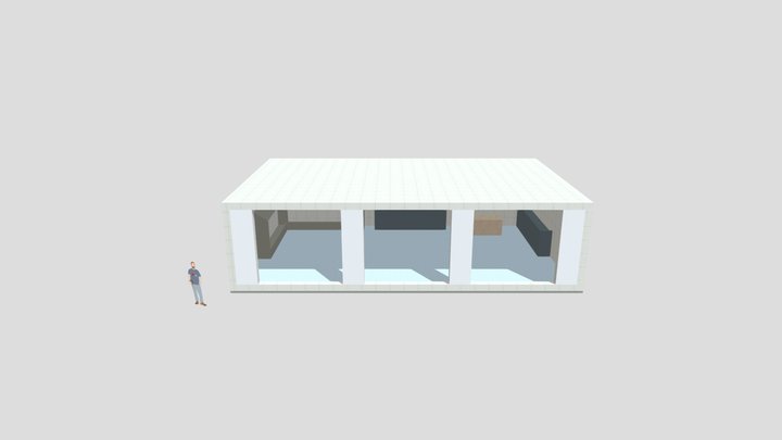 Store tristen berg SHP24 3D Model