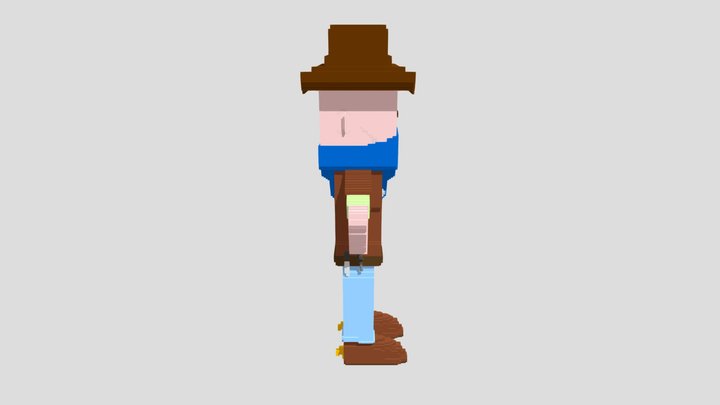 Bandit Tall (Roots n' Revolvers) 3D Model