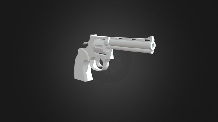 Colt Python (no textures) 3D Model