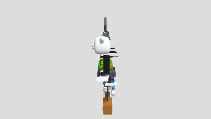 Chicken Gun Itens Pack All V2 3D Model