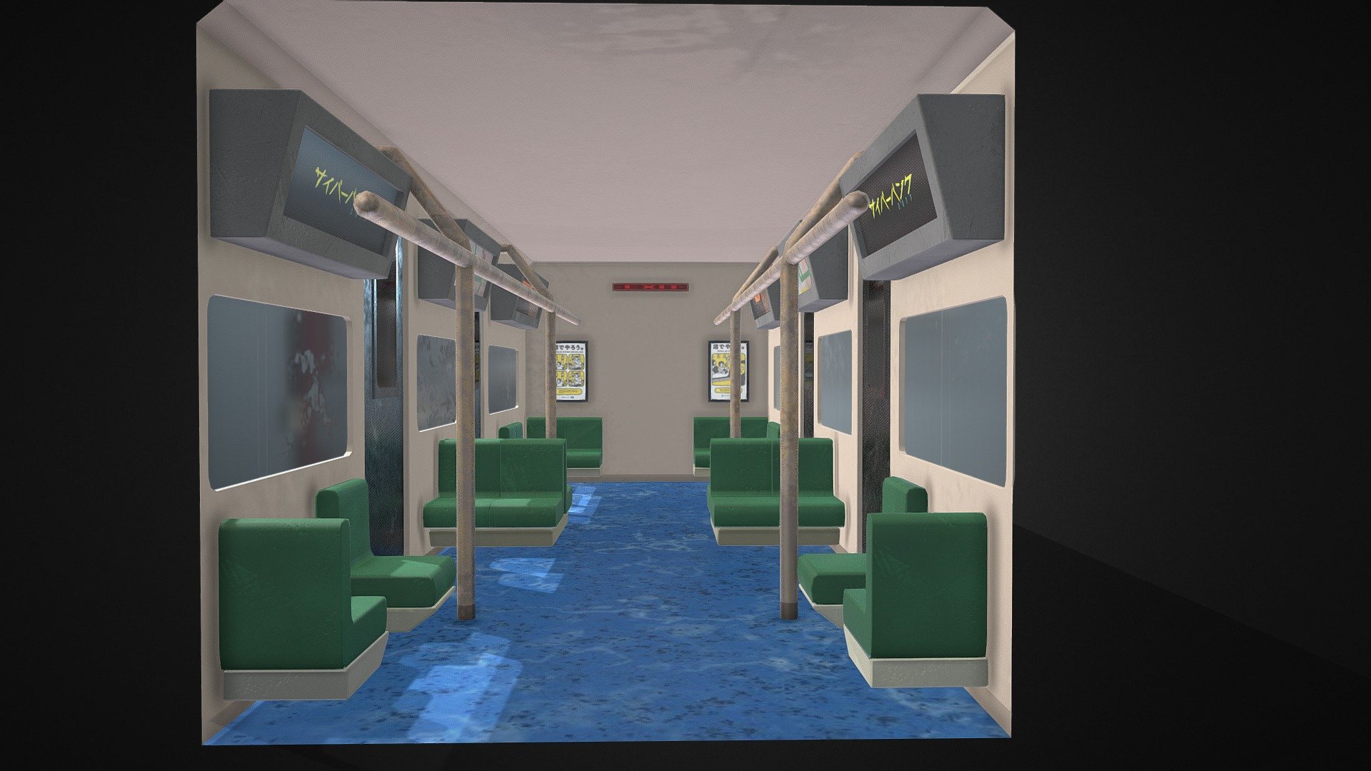 Subway Train - 3D model by renatonfc [1cab112] - Sketchfab