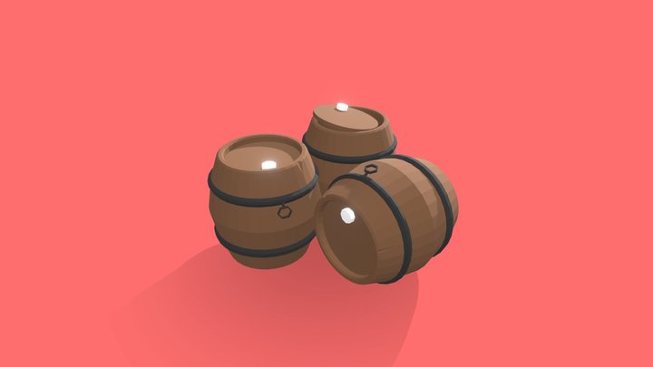 Free_Barrel 3D Model