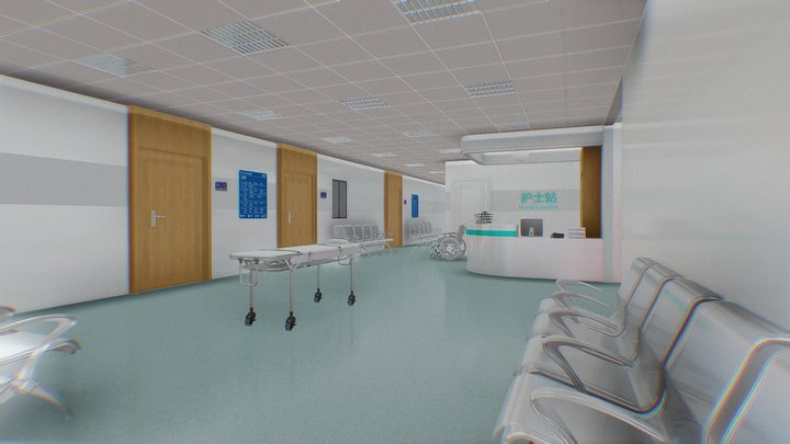 hospital 3D Model