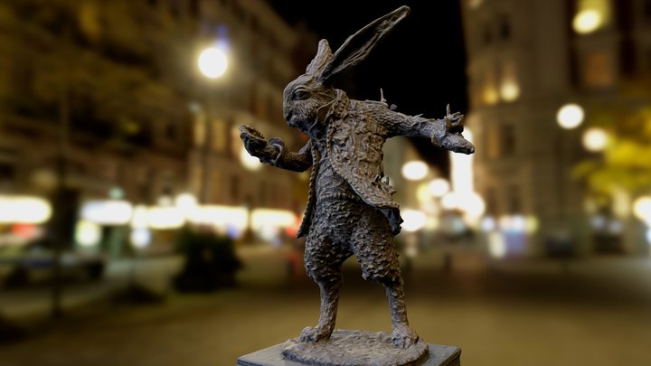'Run Rabbit' by Lydia Karpinska 3D Model