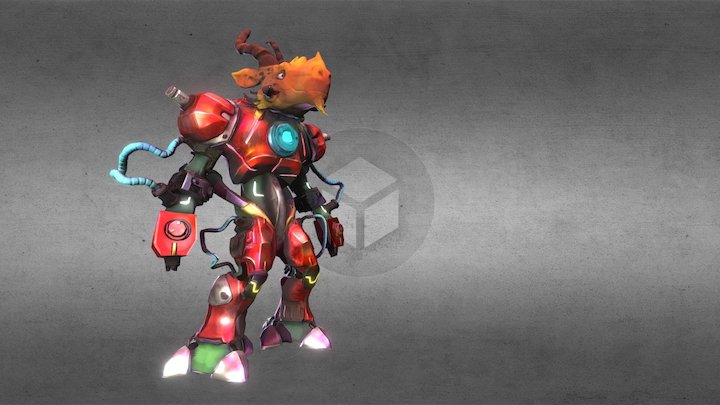 Crea Sci Fi 3D Model