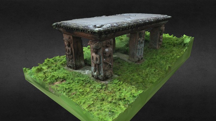 Table Stone of Robert Herries - A Kircudbright M 3D Model
