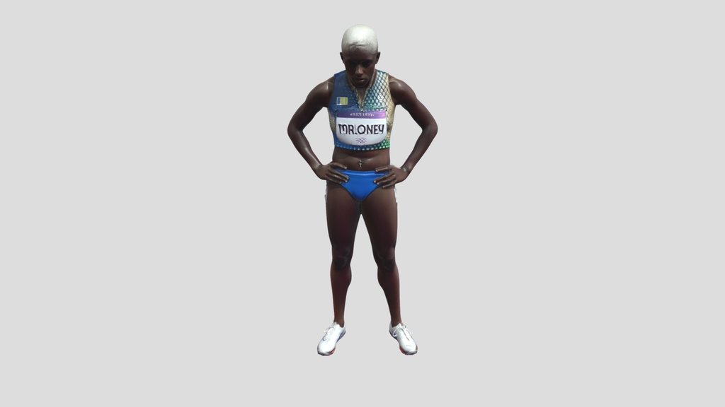 Olympic Sprinter_image-to-3d-texture