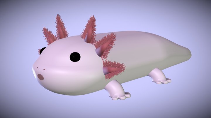 Axolotl 3D Model