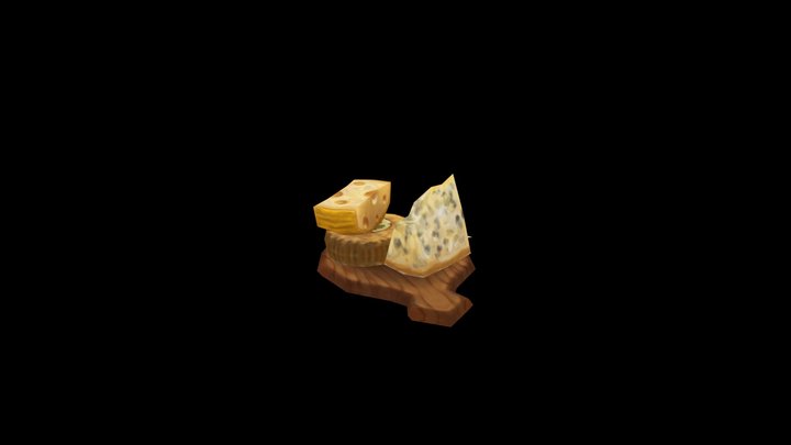 cheese plate 3D Model