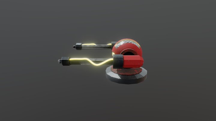 Robo Turret 3D Model