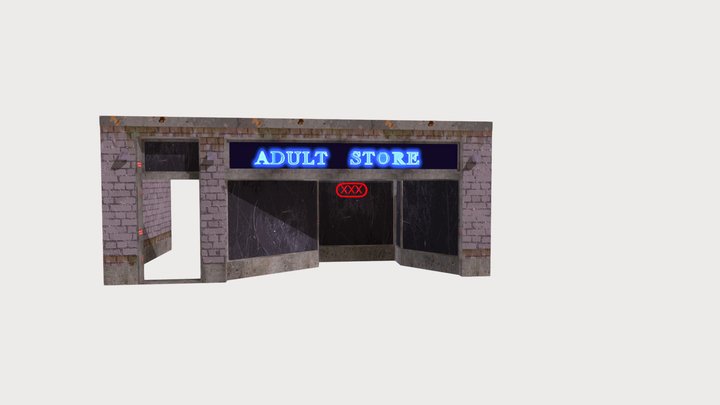 Storefront2adultstore 3D Model