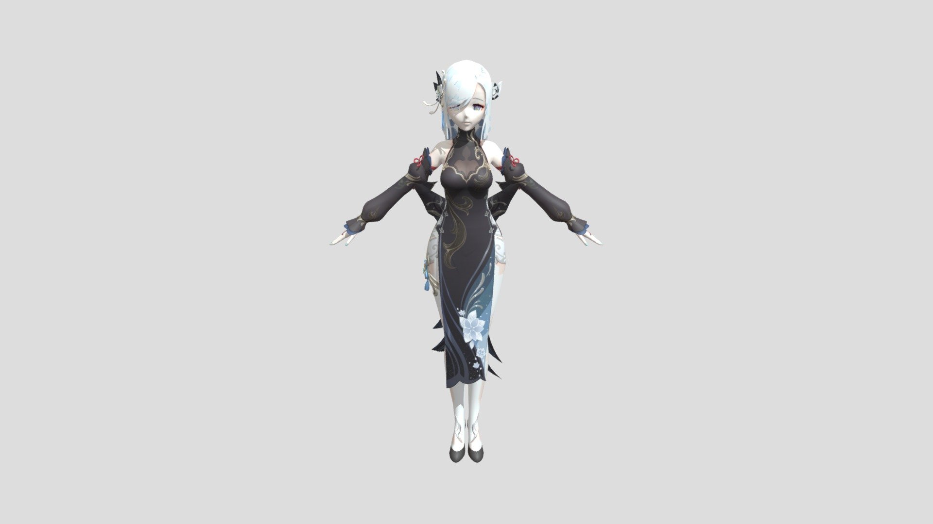 Shenhe 1 Genshin impakt - Download Free 3D model by ilyakardailskiy ...