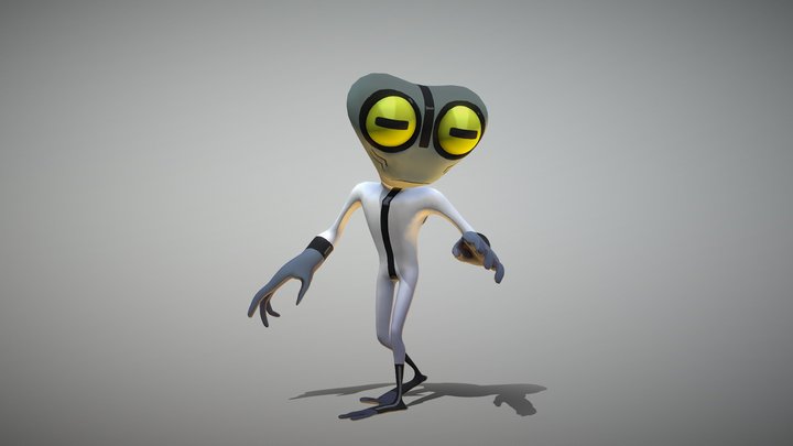 Grey Matter - Ben 10 3D Model