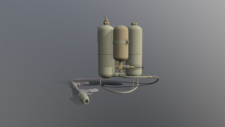 Flamethrower 3D Model