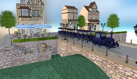 City scene Deauville (France) 3D Model