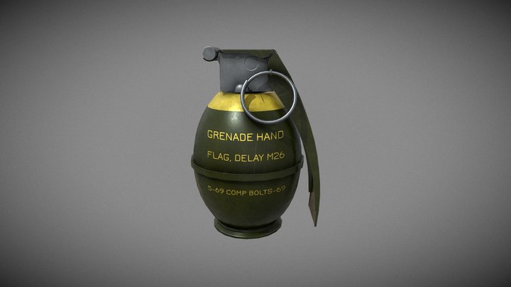 M26 Grenade - Weapon 3D Model