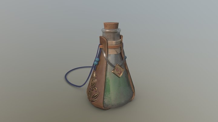 potion bottle1 3D Model