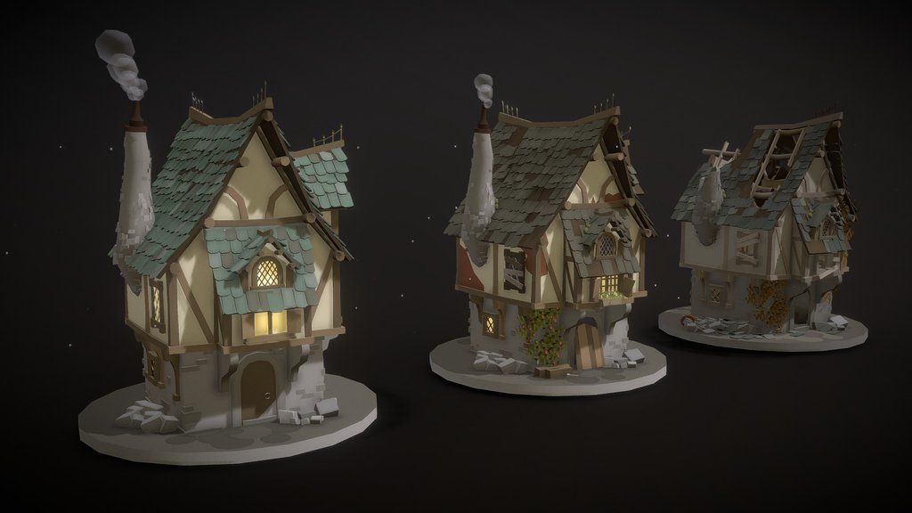 Medieval house lifecycle