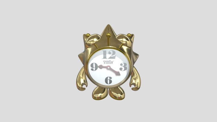 Chiklock - Gold 3D Model
