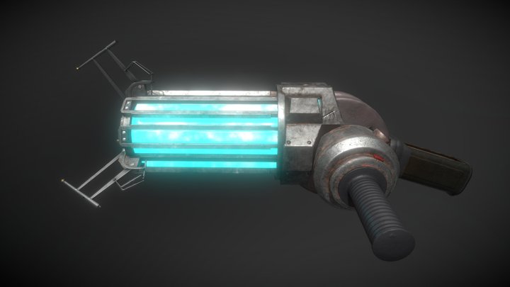 Game ready Physics Gun (Garrys Mod) 3D Model