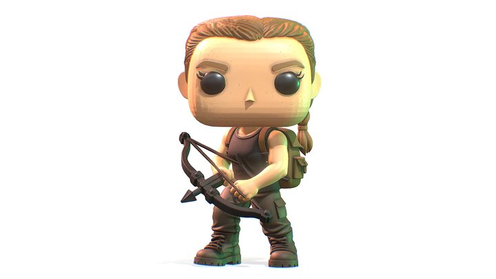 The last of us - Abby Anderson - Funko Pop 3D Model