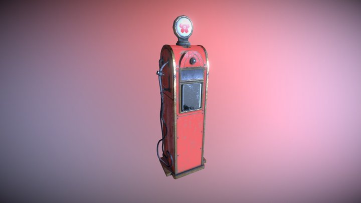 Petrol Pump 3D Model