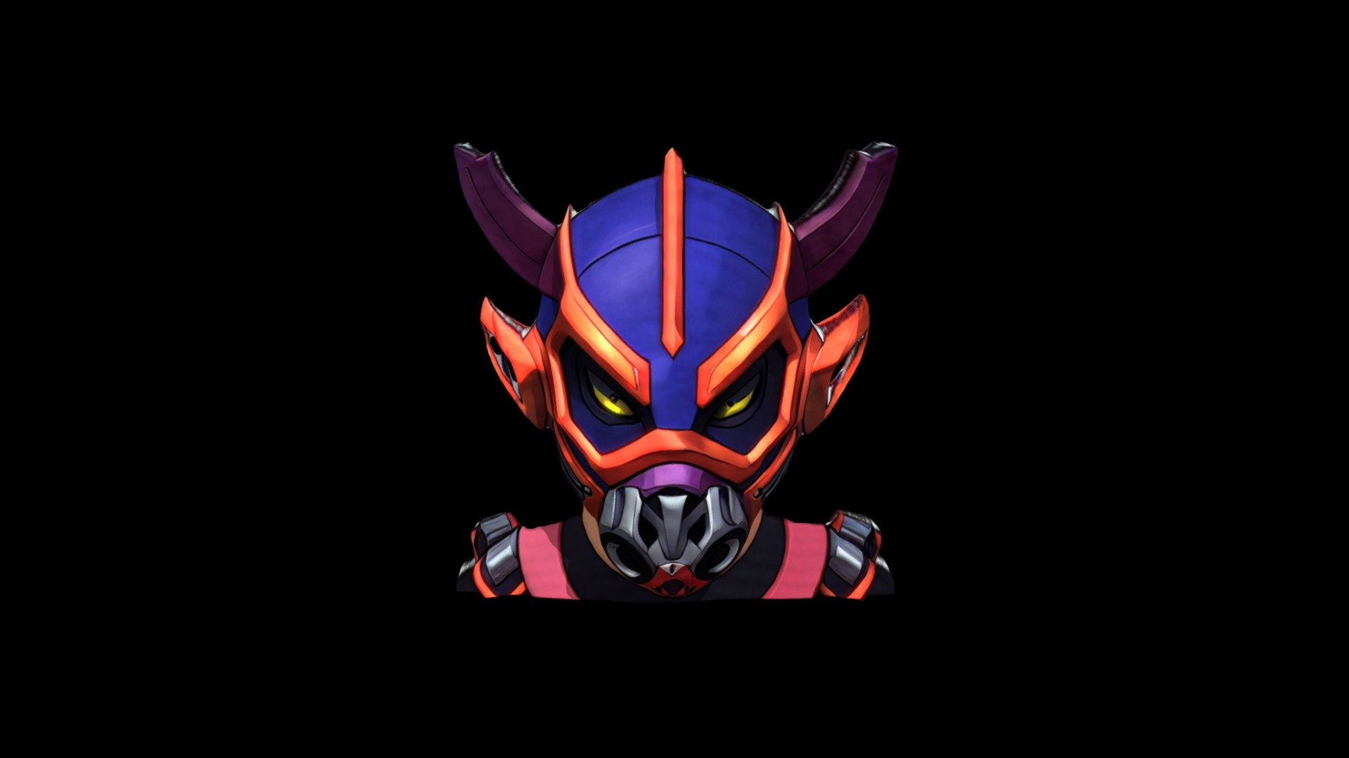 Helmet Mask Robot Cartoon 410 - Download Free 3D model by klrxyz ...