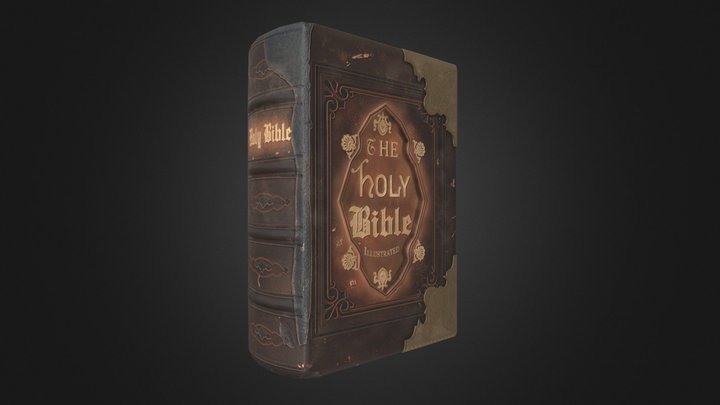Holy Bible Book 3D Model