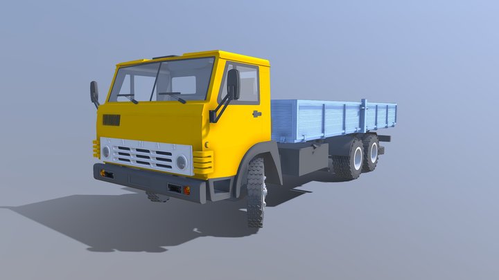 КАМАЗ 5320 – Kostenloses 3D-Modell STL