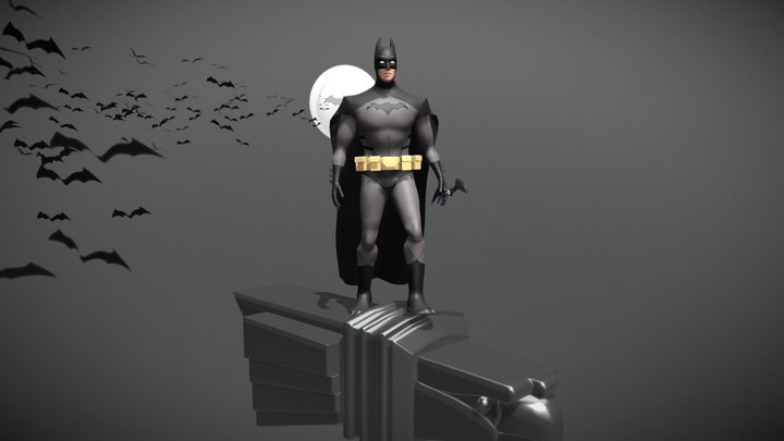 Batman/ young justice 3D Model