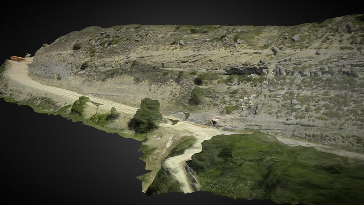 Point bar deposits of the Montanyana Gr. 3D Model