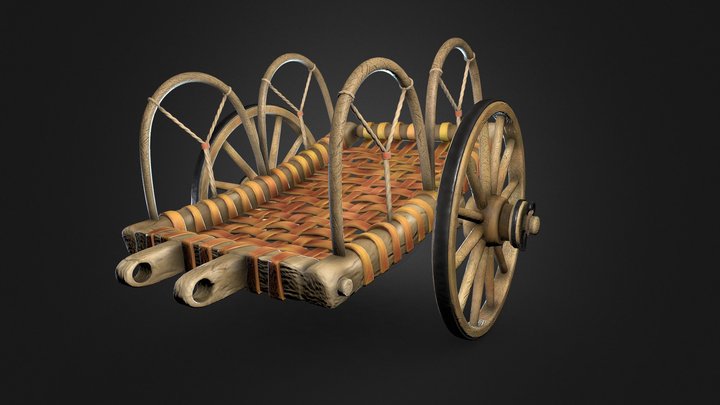Iron Age war chariot - 3d printable