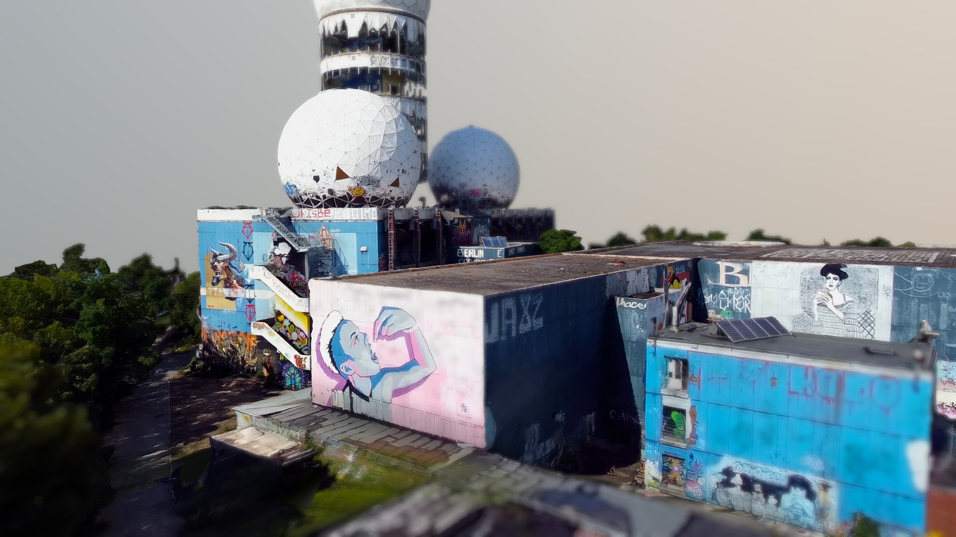 Abhörstation Teufelsberg - Listening station — Sketchfab embed 3D viewer