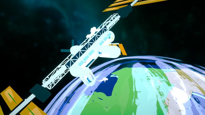 Space Station 3D Model