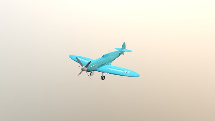 3DReshaper Spitfire 3D Model