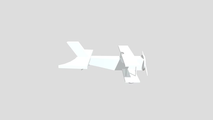 Aviao II Guera Mundial 3D Model
