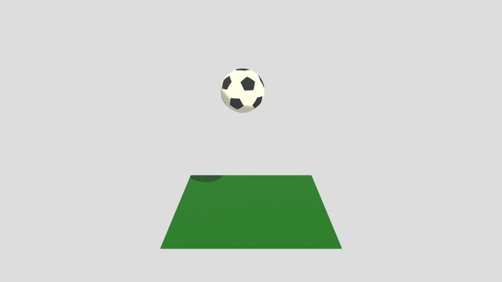 Football Ball For Project 3D Model