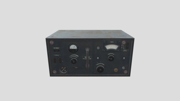 German Radio 3D Model