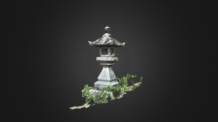 沢田常夜燈 3D Model