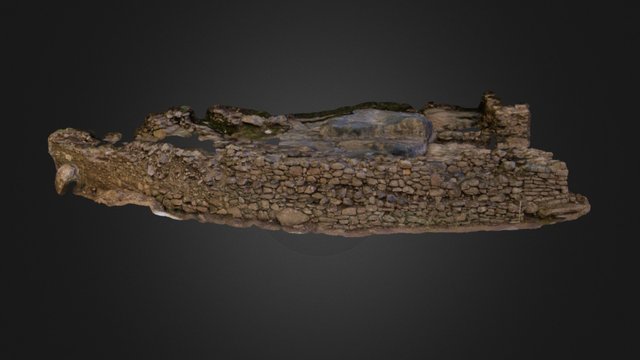 Muralla do Castro de Castrelo, Laxe 3D Model