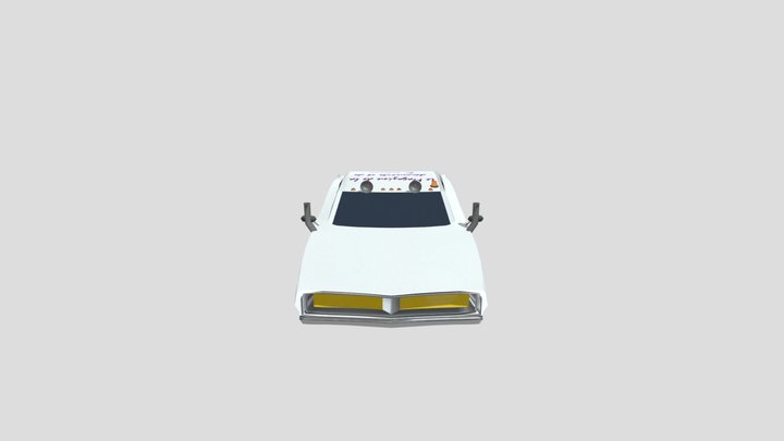 Dodge Charger 1969 "C'est pas sorcier" edition 3D Model