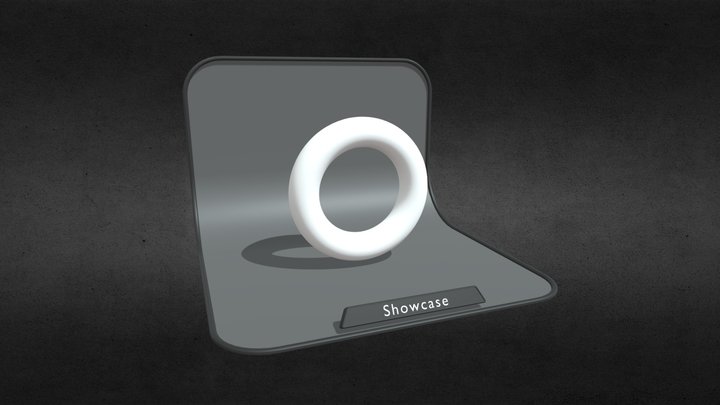 Showcase Pedestral 3D Model