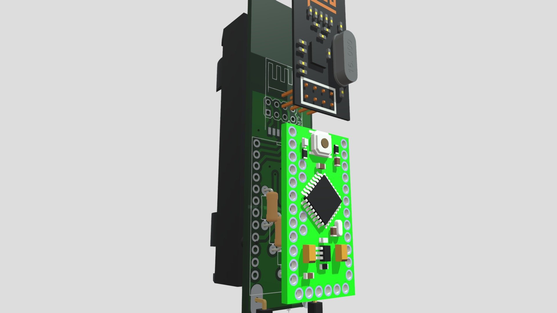 nrf24l01 pro mini - 3D model by T_Phat [1cbd727] - Sketchfab
