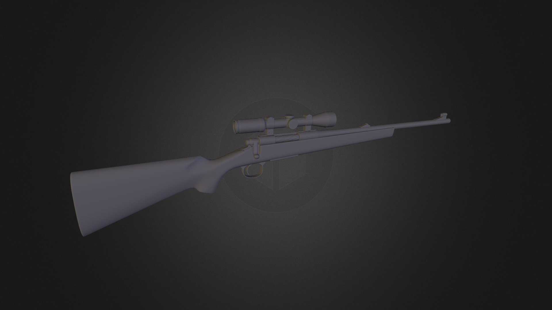 Remington 700 Highpoly