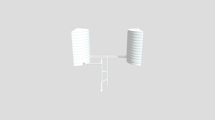 23_a Barrilete e Reservatórios Superiores - Incê 3D Model