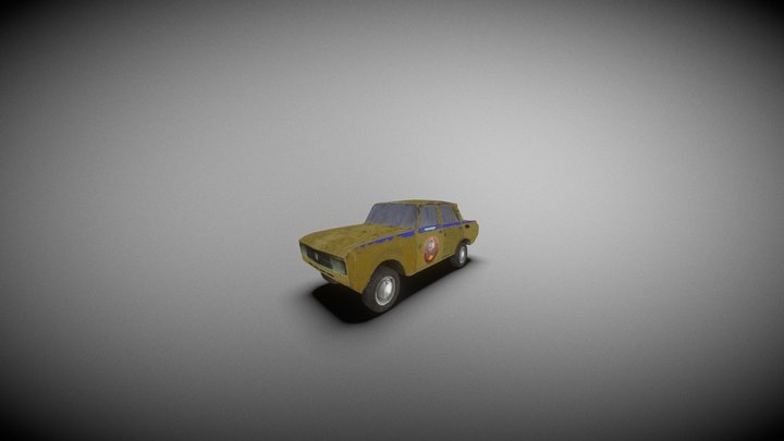 Moskvich 2140 3D Model